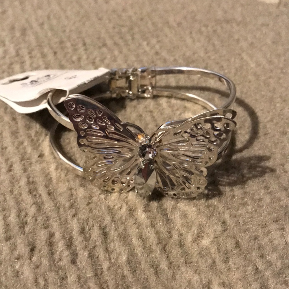 NWT Sophia Collection Butterfly Clasp Bracelet